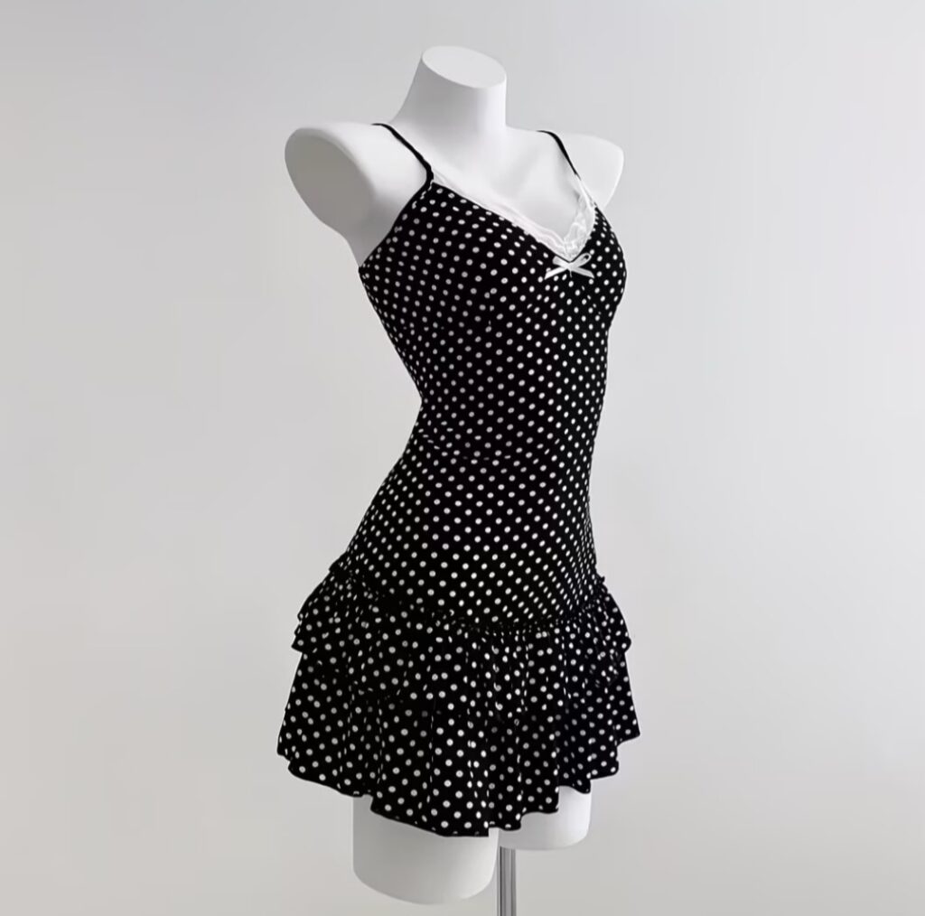 Starlet polka dot mini dress